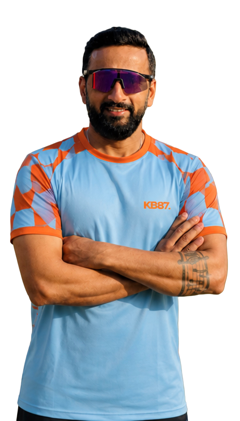 KB87 Performance T-Shirt — Blue view 8