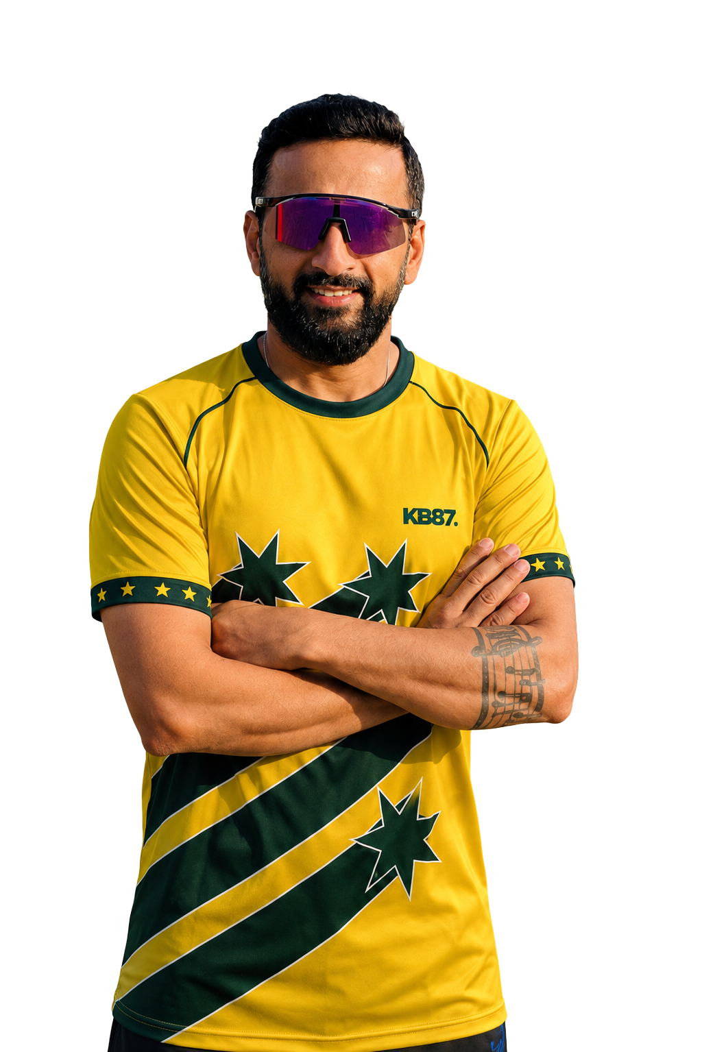 KB87 Performance T-Shirt — Yellow view 8