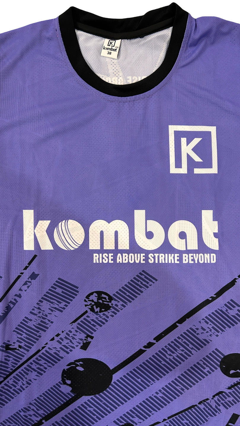 KB87 Training Top — Purple JCQ detail